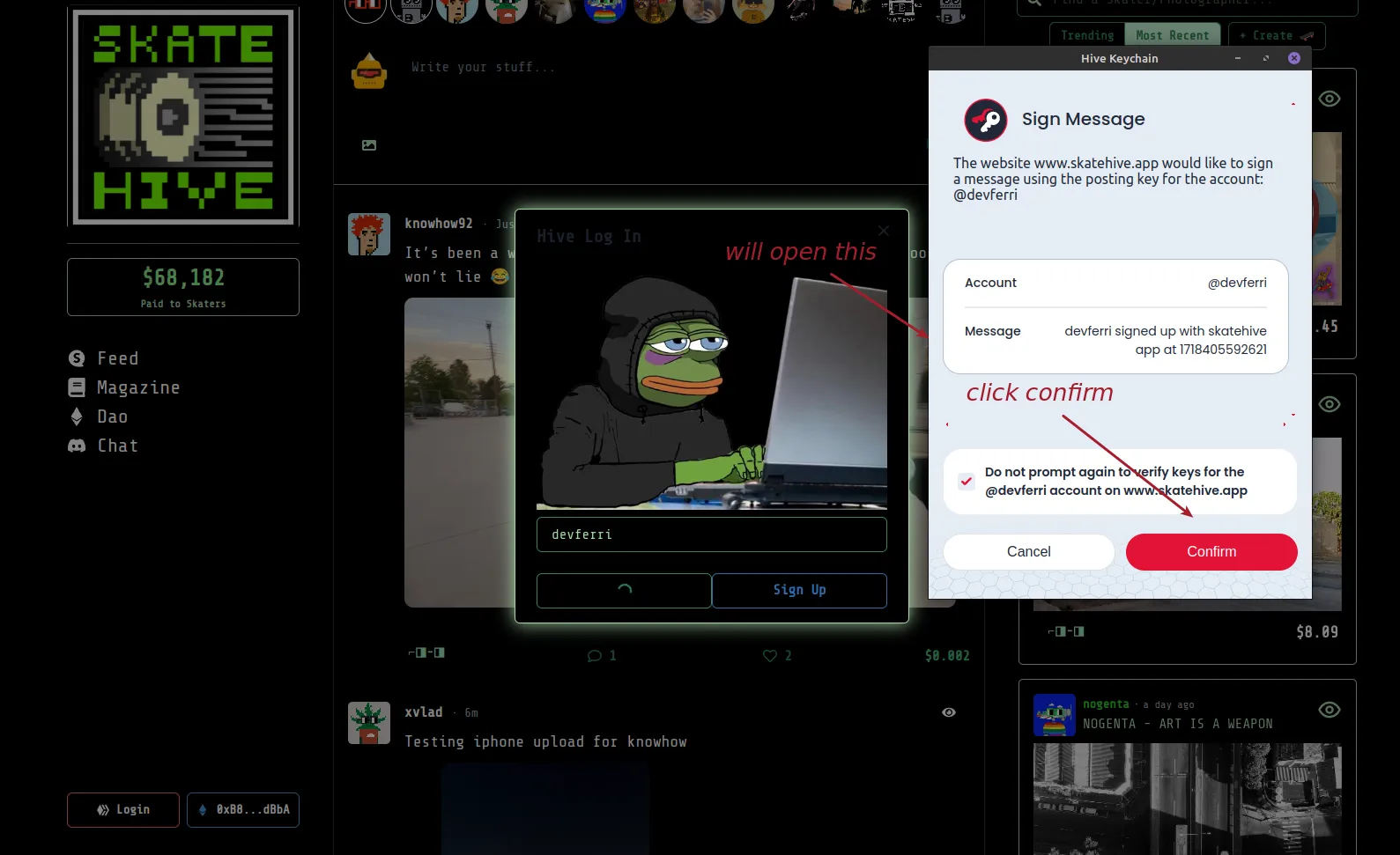 Transaction Confirmation